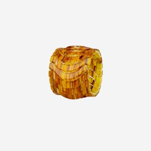 BRAZALETE PLIEGUE ÁMBAR