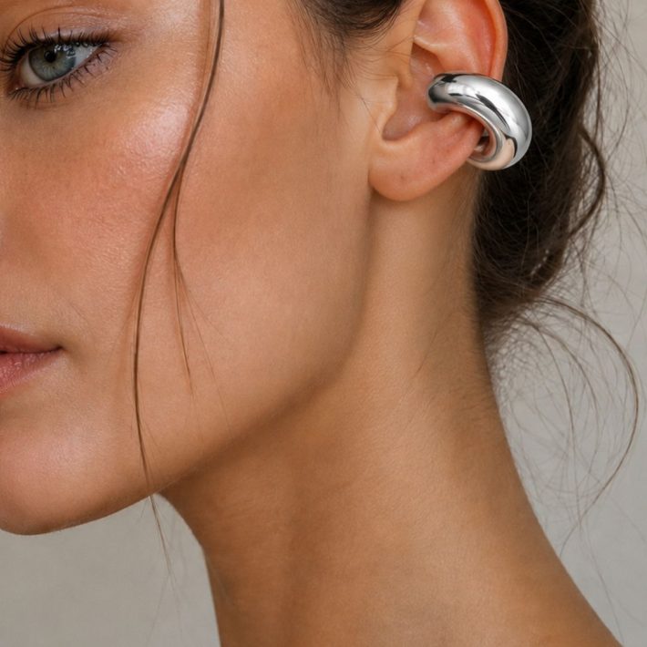 EAR CUFF DOMO SILVER