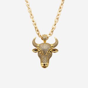 COLLAR BULL ICON GOLDEN
